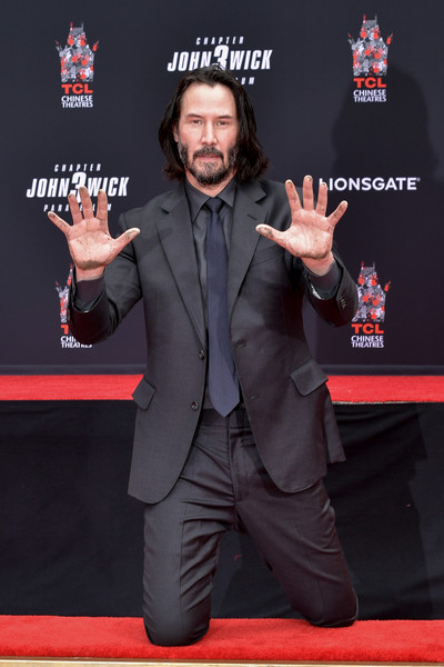 Keanu Reeves Keanu Reeves Places Hand Prints