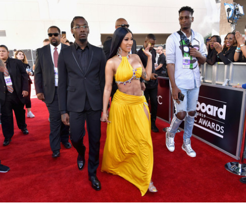 cardi b redcarpet bbma