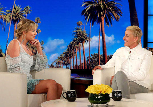 taylor swift ellen degeneres show