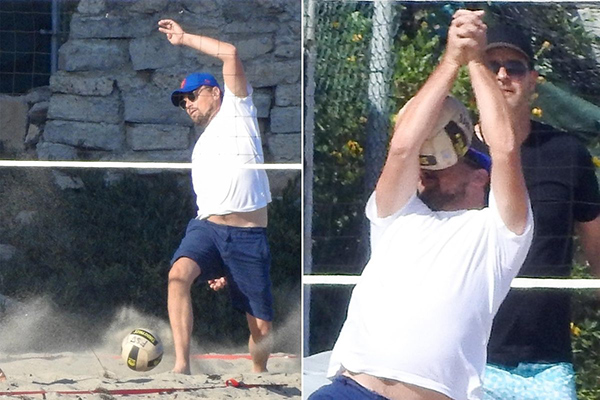 leonardo dicaprio beach ball