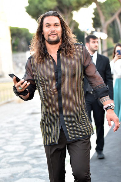 Jason Momoa Fendi Couture Fall Winter 2019