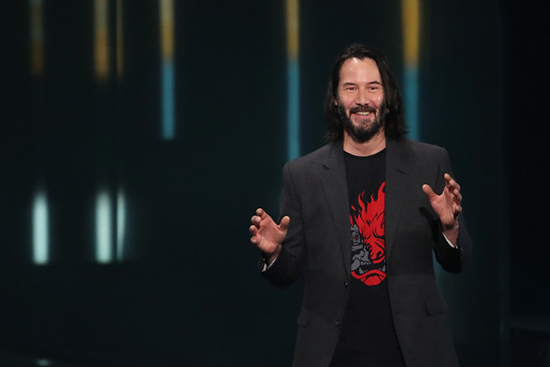 Keanu Reeves Microsoft Holds Xbox Event E3
