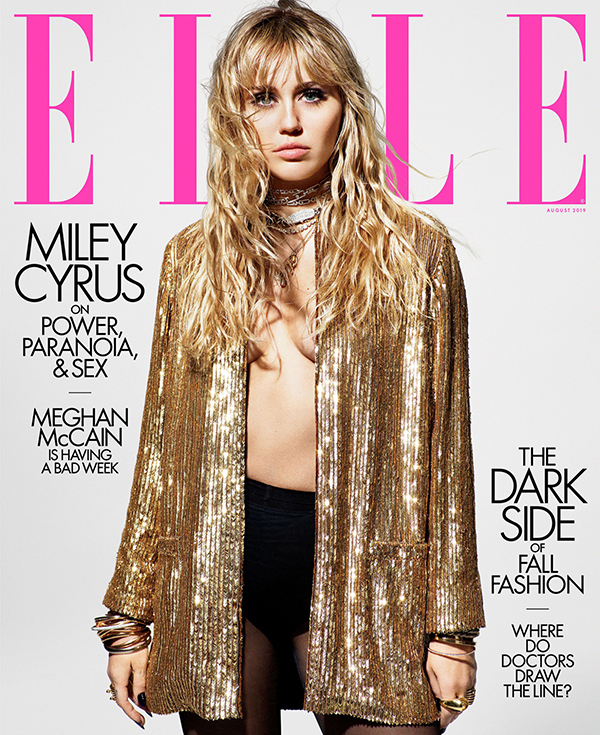 Miely Cyrus Elle cover