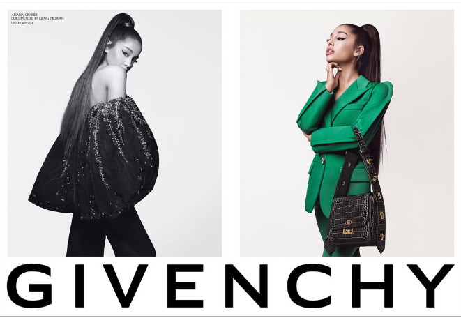 ariana givenchy campaign