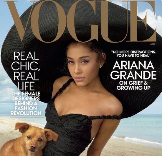 ariana grande toulouse vogue cover preview
