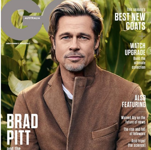 brad pitt gq australia