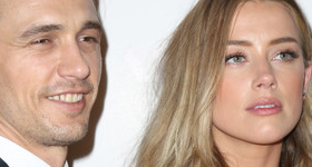 James Franco con Amber Heard después de la pelea con Johnny Depp