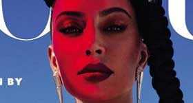 Kim Kardashian cintura de avispa en Vogue Arabia