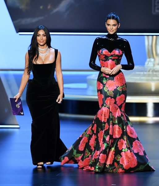 Kim Kardashian Kendall Jenner 71st Emmy Awards
