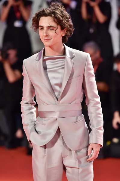 Timothe Chalamet King Red Carpet 76th Venice