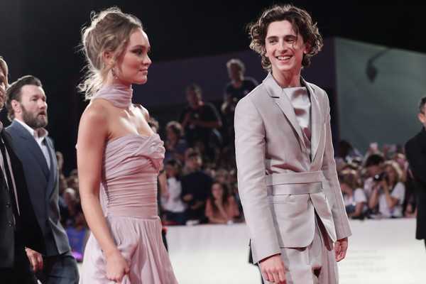 Timothe Chalamet Lilly Rose Depp King Red Carpet 76th Venice