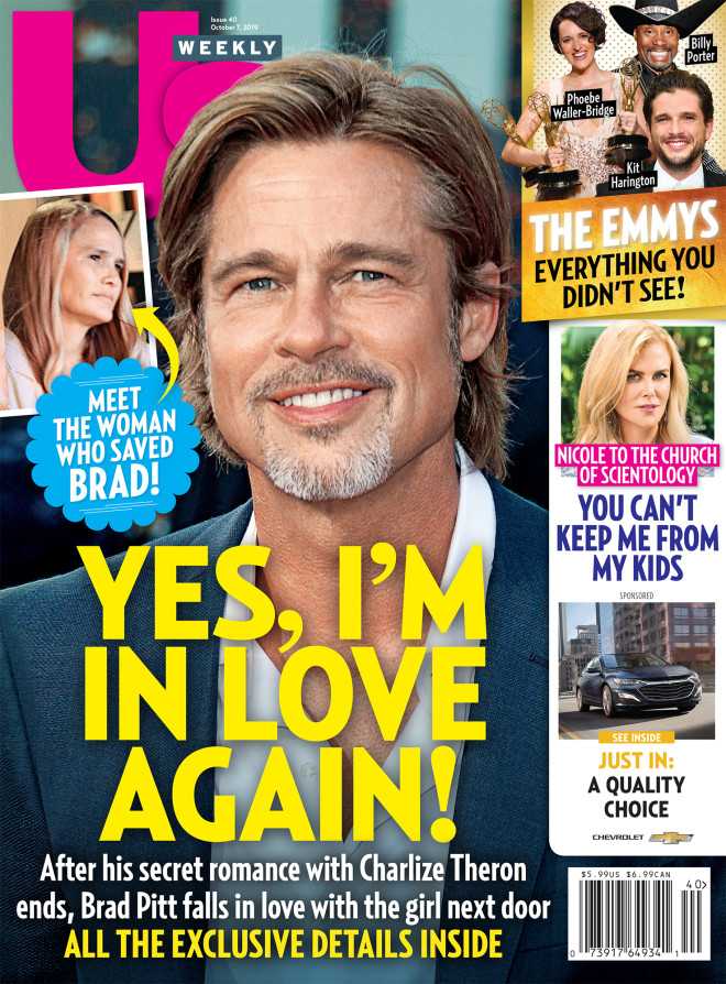 Us Weekly Cover Brad Pitt Hari Khalsa