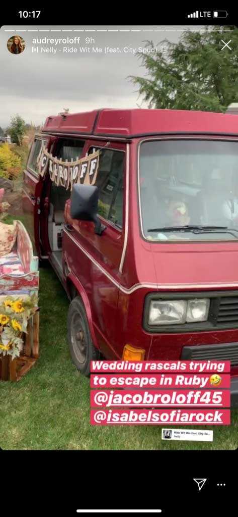 jacob isabel wedding westfalia van