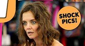 Katie Holmes matándose de hambre porque Jamie la dejó