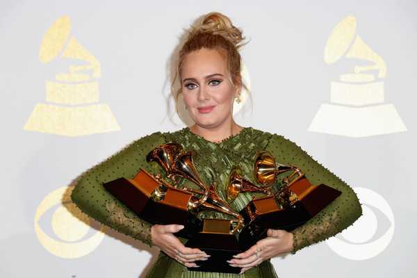 Adele 59th GRAMMYAwardsPressRoom