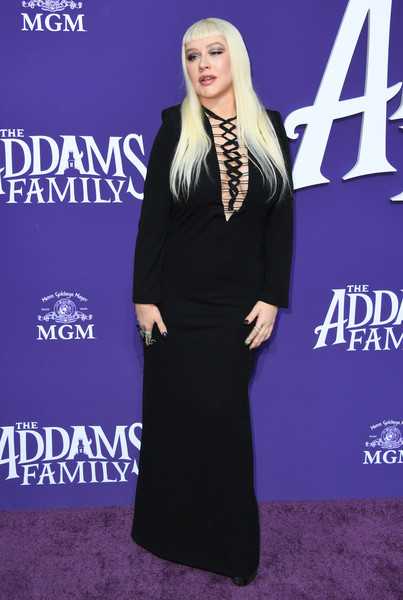 Christina Aguilera PremiereMGMAddamsFamily