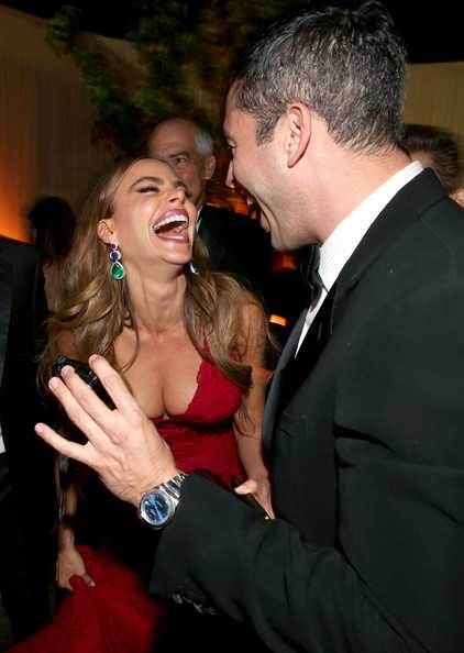 Sofia Vergara Nick Loeb Fox Celebrates 2013