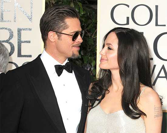 angelina jolie brad pitt golden globes