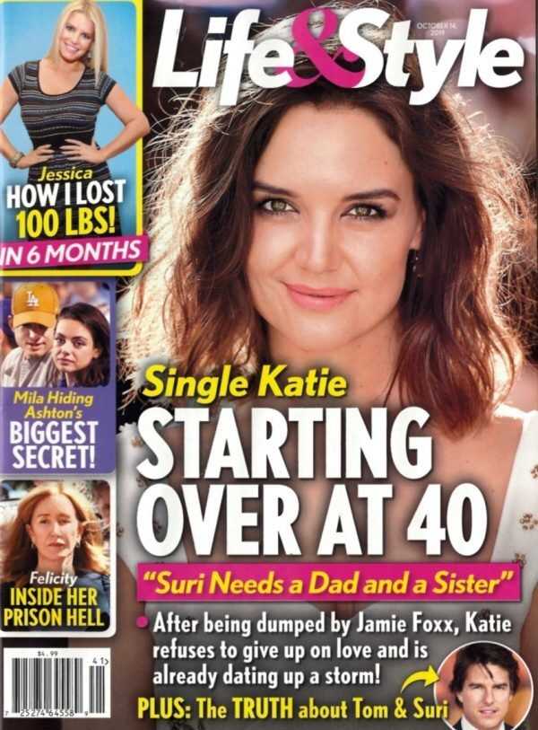 katie holmes comenzando los 40 LS