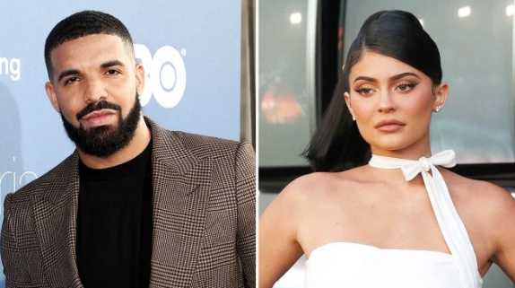 Drake y Kylie Jenner coqueteando en la fiesta de cumple del rapero