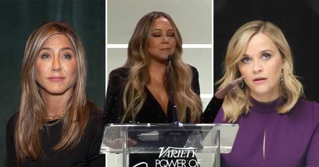 Mariah Carey confunde a Jennifer Aniston con Reese Witherspoon