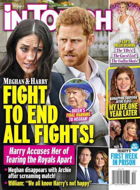 meghan markle fights intouch