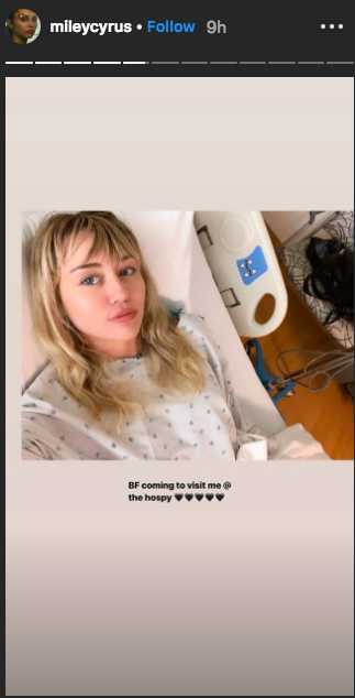 miley cyrus cama hospital