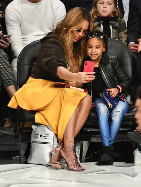 Beyonce Blue Ivy Carter Celebrities 67th NBA Star