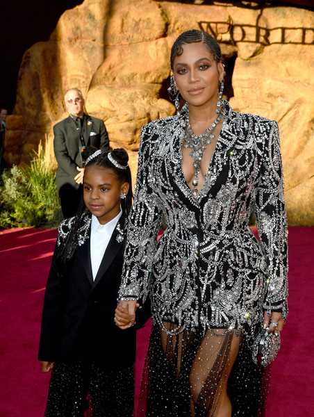 Beyonce Blue Ivy Carter Premiere Disney Lion King