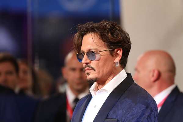 Johnny Depp Waiting BarbariansRedCarpet