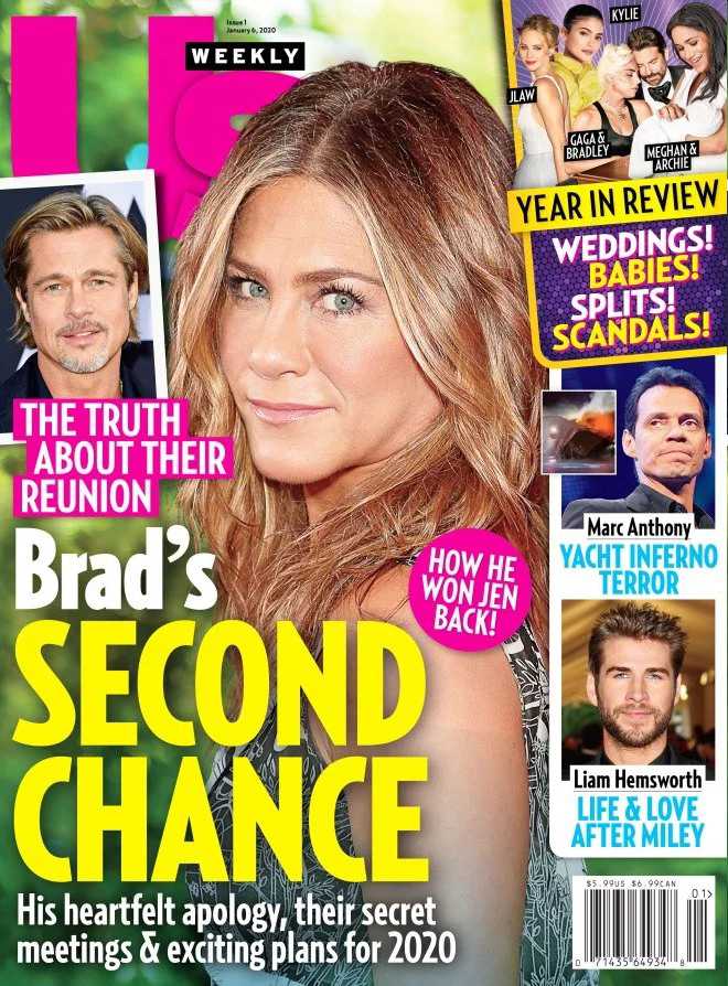 jennifer aniston brad pitt second chance us weekly