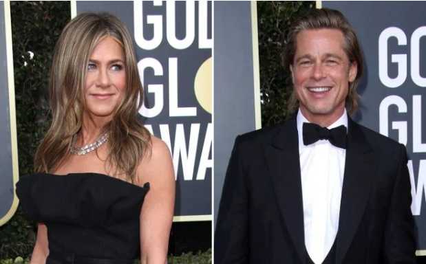 Jennifer Aniston y Brad Pitt reunidos en after party Golden Globes 2020