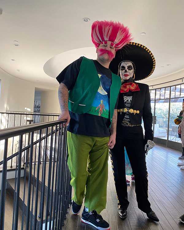 Rob y Kris en Halloween 2019