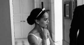 Zoe Kravitz reveló fotos de su boda con Karl Glusman