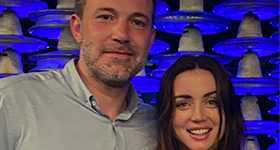 Ben Affleck y Ana De Armas besándose en Costa Rica