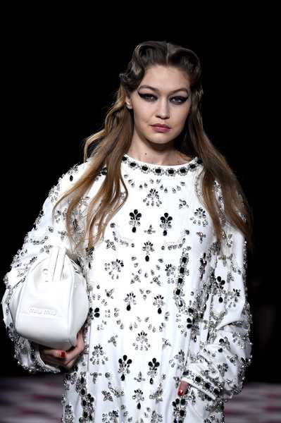 Gigi Hadid Miu Miu Runway ParisFashionWeek