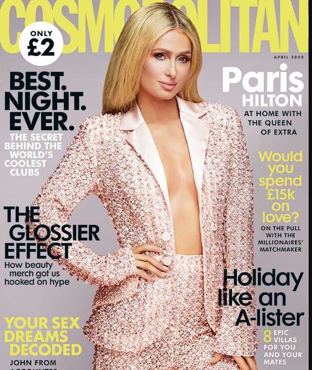 paris hilton cosmopolitan uk preview