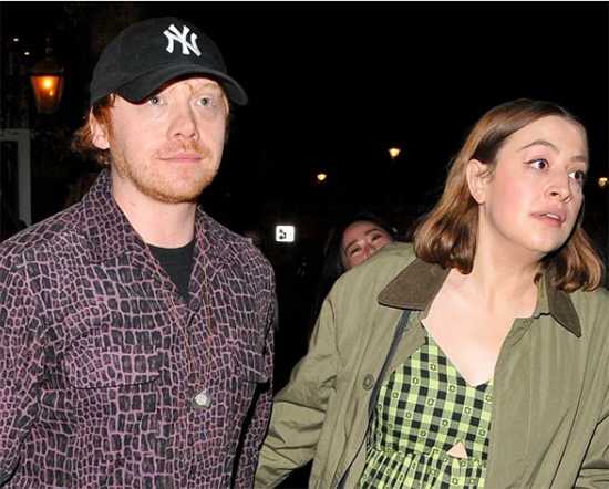 rupert grint y su novia georgia groome