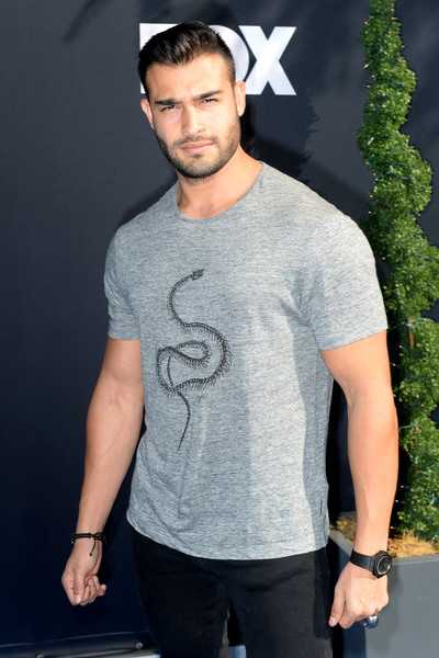 Sam Asghari WWE 20th Anniversary Celebration