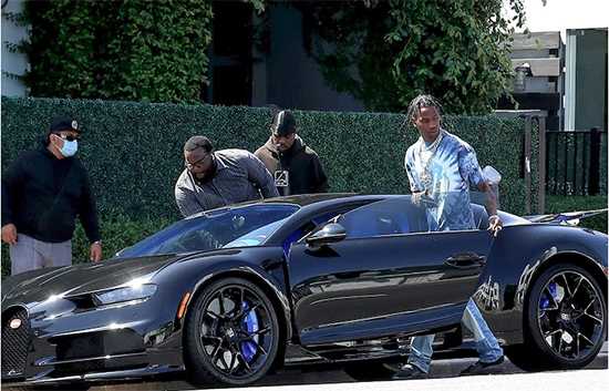 travis bday bugatti