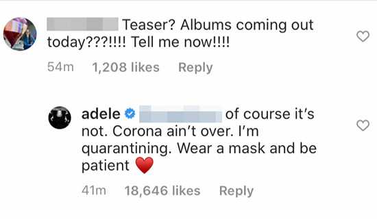 adele tweet