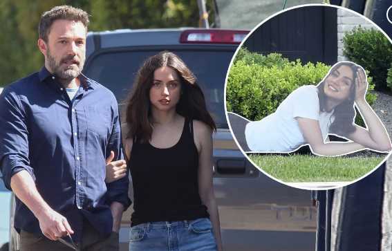 ben affleck ana de armas foto carton