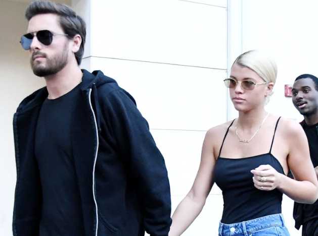 scott disick sofia richie out and about