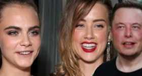 Amber Heard Cara Delevingne y Elon Musk tuvieron un trío