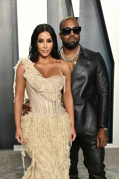 Kanye West 2020 Vanity Fair Oscar Party