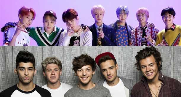 bts one direction boy bands