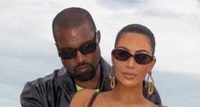 Kim Kardashian regresó a LA Kanye se quedó en Wyoming