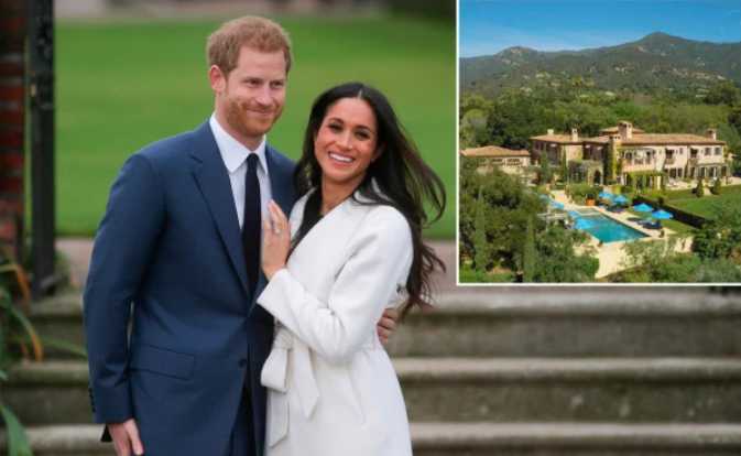 meghan markle principe harry casa