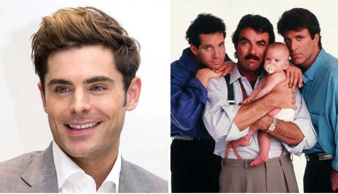 zac efron tres hombres y un bebe remake