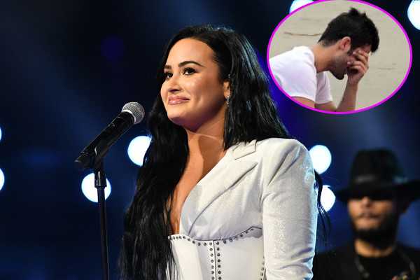 Demi Lovato issues with max ehrich crying